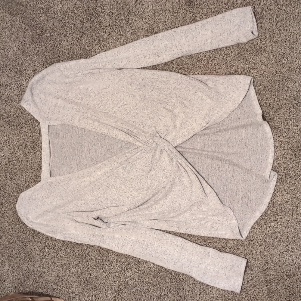 Open Back Twist JustFab Sweater